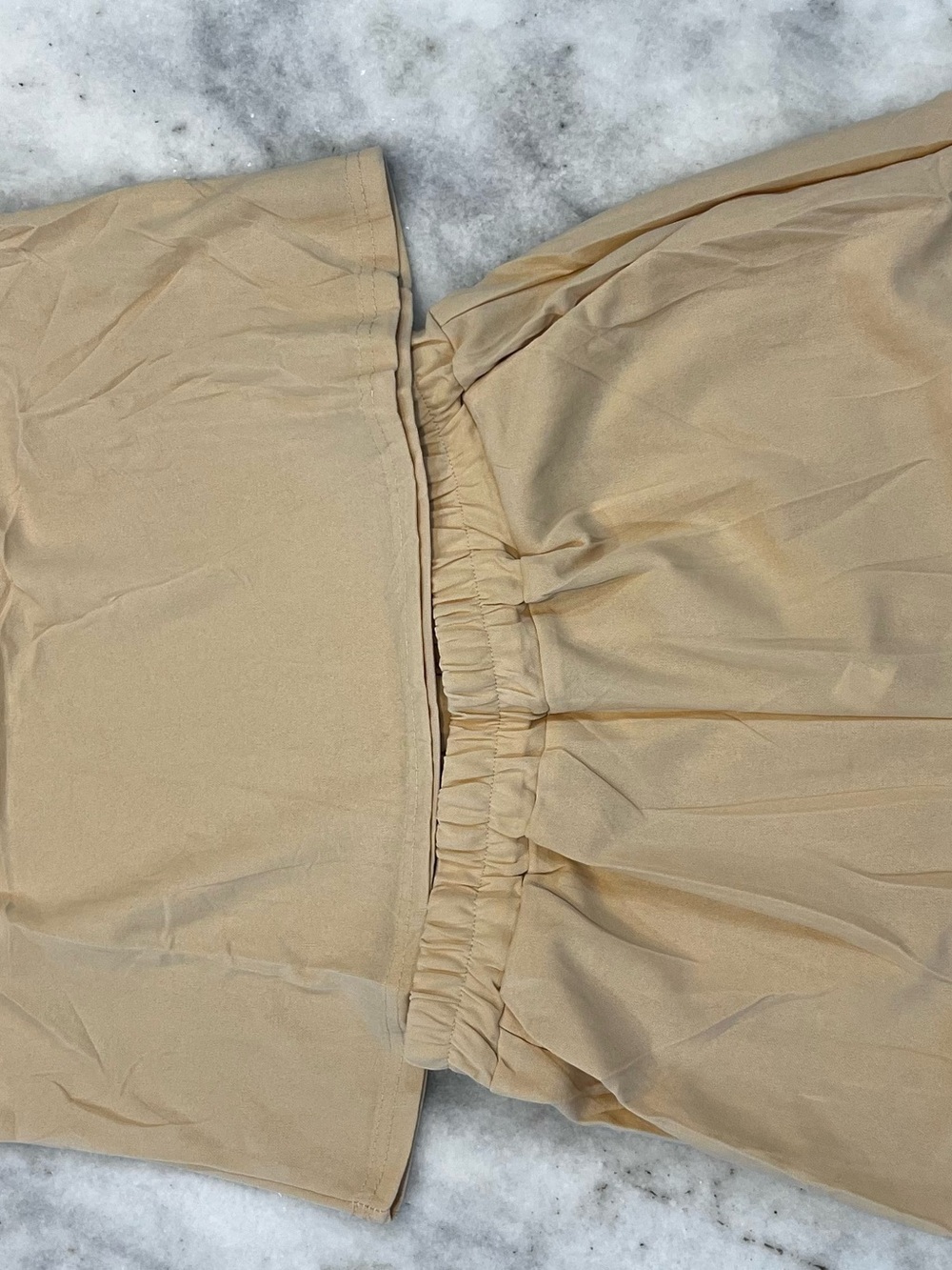 Girls Elastic-Waist Tan Skirt - Casual Everyday Bottom